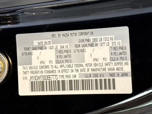 Certified 2025 MAZDA MX-5 Miata RF Grand Touring RWD image 27