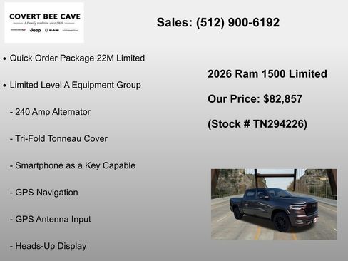 New 2026 RAM 1500 Limited AWD/4WD image 6