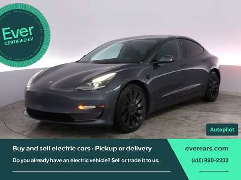 Used 2023 Tesla Model 3 Performance AWD/4WD image 1