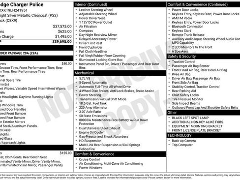 Used 2020 Dodge Charger Police image 6