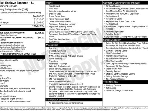 Used 2023 Buick Enclave Essence w/ Experience Buick Package FWD image 13