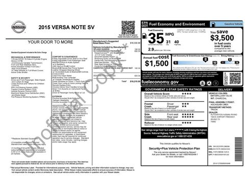 Used 2015 Nissan Versa Note SV w/ SV Convenience Package FWD image 27