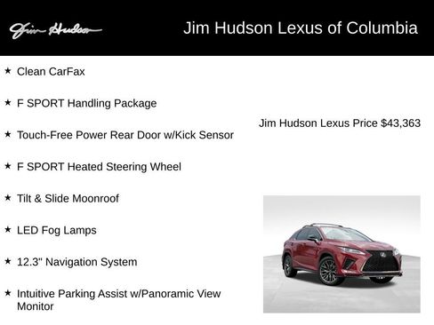 Certified 2022 Lexus RX 350 F Sport AWD/4WD image 4