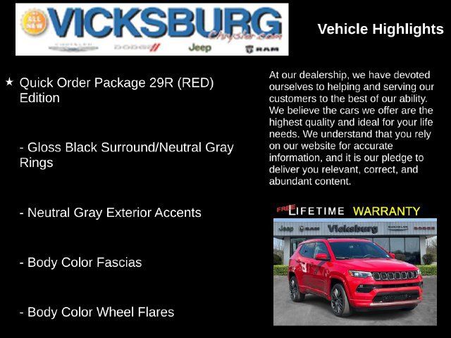 Used 2023 Jeep Compass Limited w/ Elite Group for (Red) Edition AWD/4WD image 13