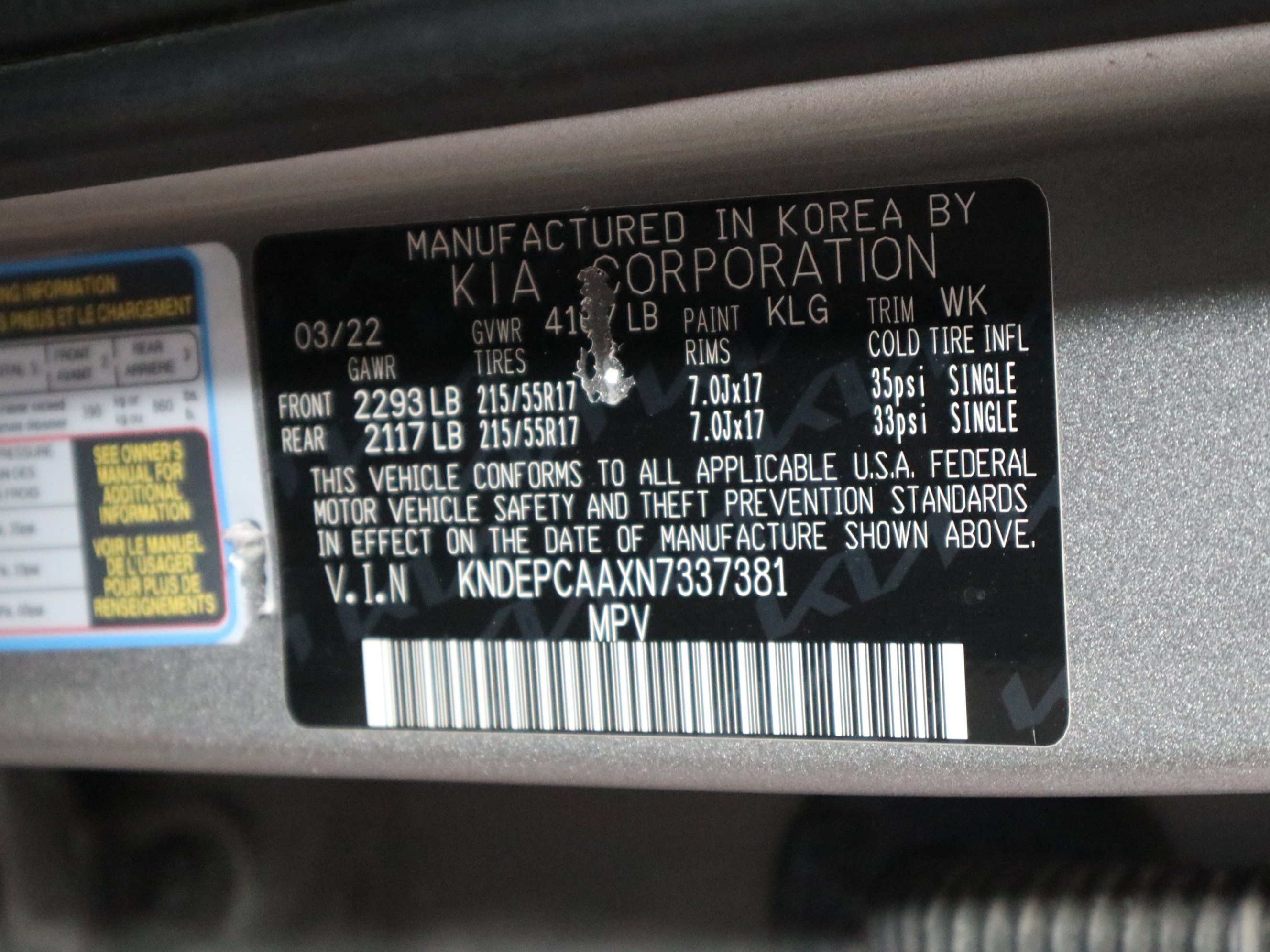 Used 2022 Kia Seltos LX AWD/4WD image 35