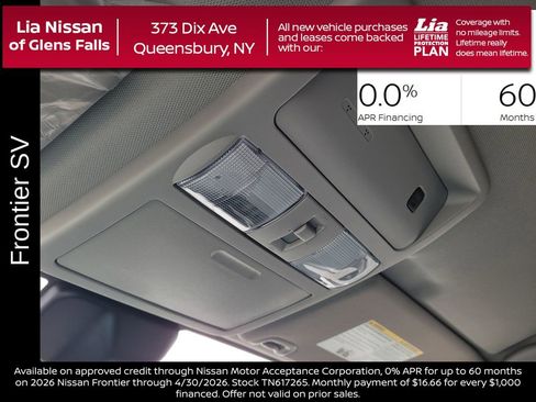 New 2026 Nissan Frontier SV w/ SV Convenience Package AWD/4WD image 27
