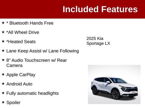 Used 2025 Kia Sportage LX AWD/4WD image 3