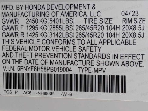 Certified 2023 Honda Passport EX-L image 32