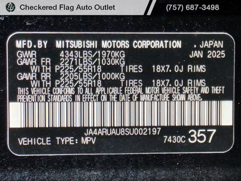 Used 2025 Mitsubishi Outlander Sport ES image 46