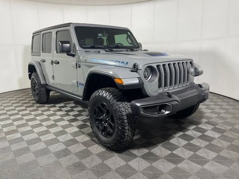Used 2023 Jeep Wrangler Unlimited Rubicon 4xe w/ Steel Bumper Group AWD/4WD image 2