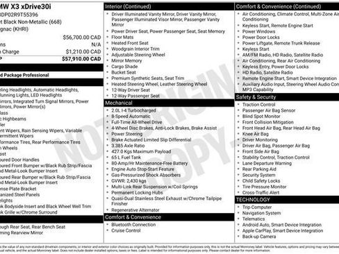 Used 2024 BMW X3 xDrive30i image 3