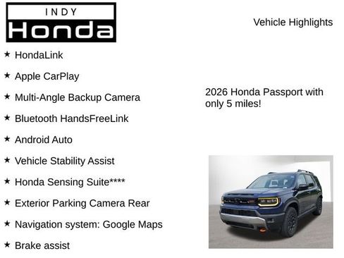 New 2026 Honda Passport TrailSport image 7