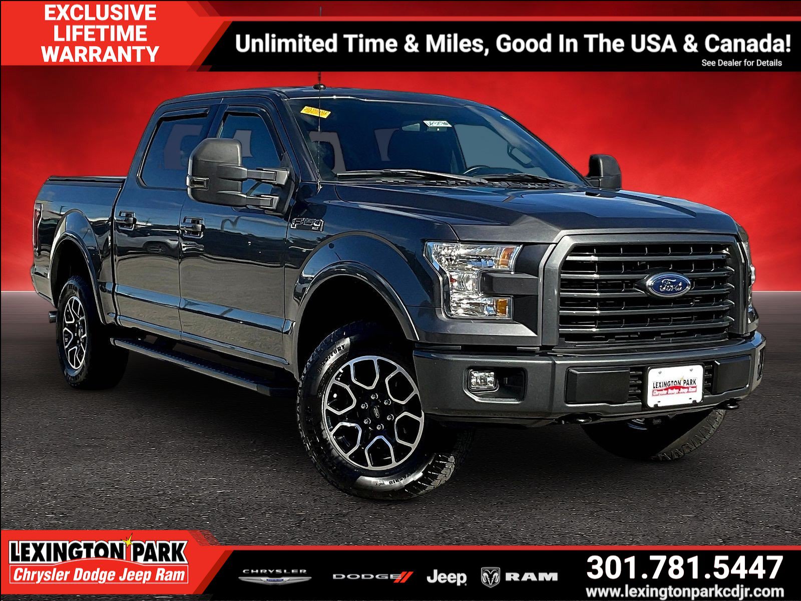 Used 2017 Ford F150 XLT w/ Equipment Group 302A Luxury AWD/4WD image 1