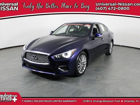 Used 2023 INFINITI Q50 Luxe w/ Cargo Package image 1