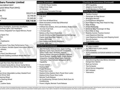 Used 2024 Subaru Forester Limited AWD/4WD image 6