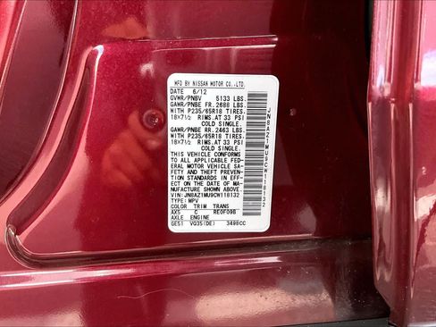 Used 2012 Nissan Murano SV FWD image 33