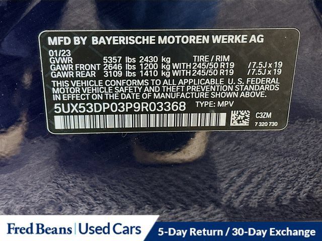 Used 2023 BMW X3 xDrive30i w/ Premium Package AWD/4WD image 40