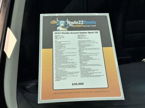 Certified 2022 Honda Accord Sport Special Edition image 40