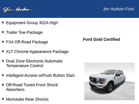 Certified 2022 Ford F150 XLT w/ Equipment Group 302A High image 12