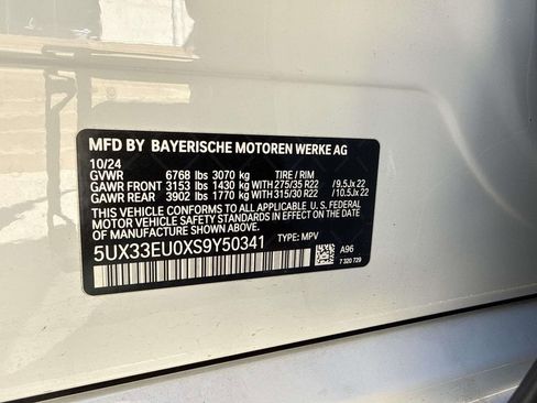 Used 2025 BMW X5 M60i w/ Climate Comfort Package AWD/4WD image 20