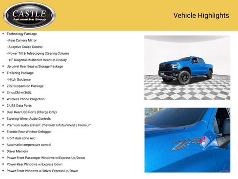 Used 2022 Chevrolet Silverado 1500 ZR2 w/ Technology Package AWD/4WD image 13