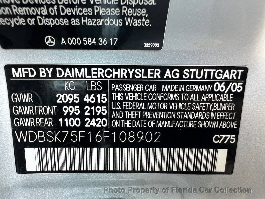 Used 2006 Mercedes-Benz SL 500 image 78