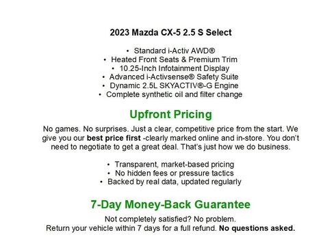 Used 2023 MAZDA CX-5 AWD 2.5 S w/ Select Package image 2