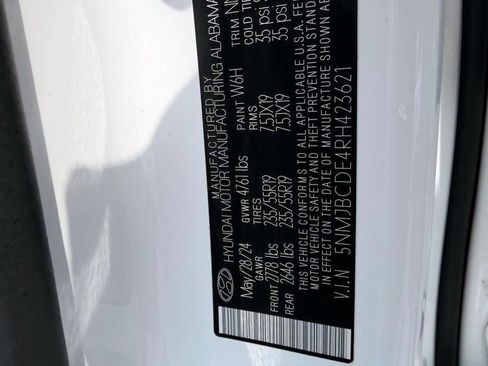 Certified 2024 Hyundai Tucson SEL AWD/4WD image 20