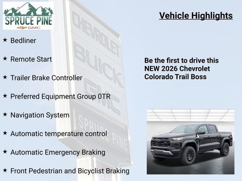 New 2026 Chevrolet Colorado Trail Boss AWD/4WD image 5