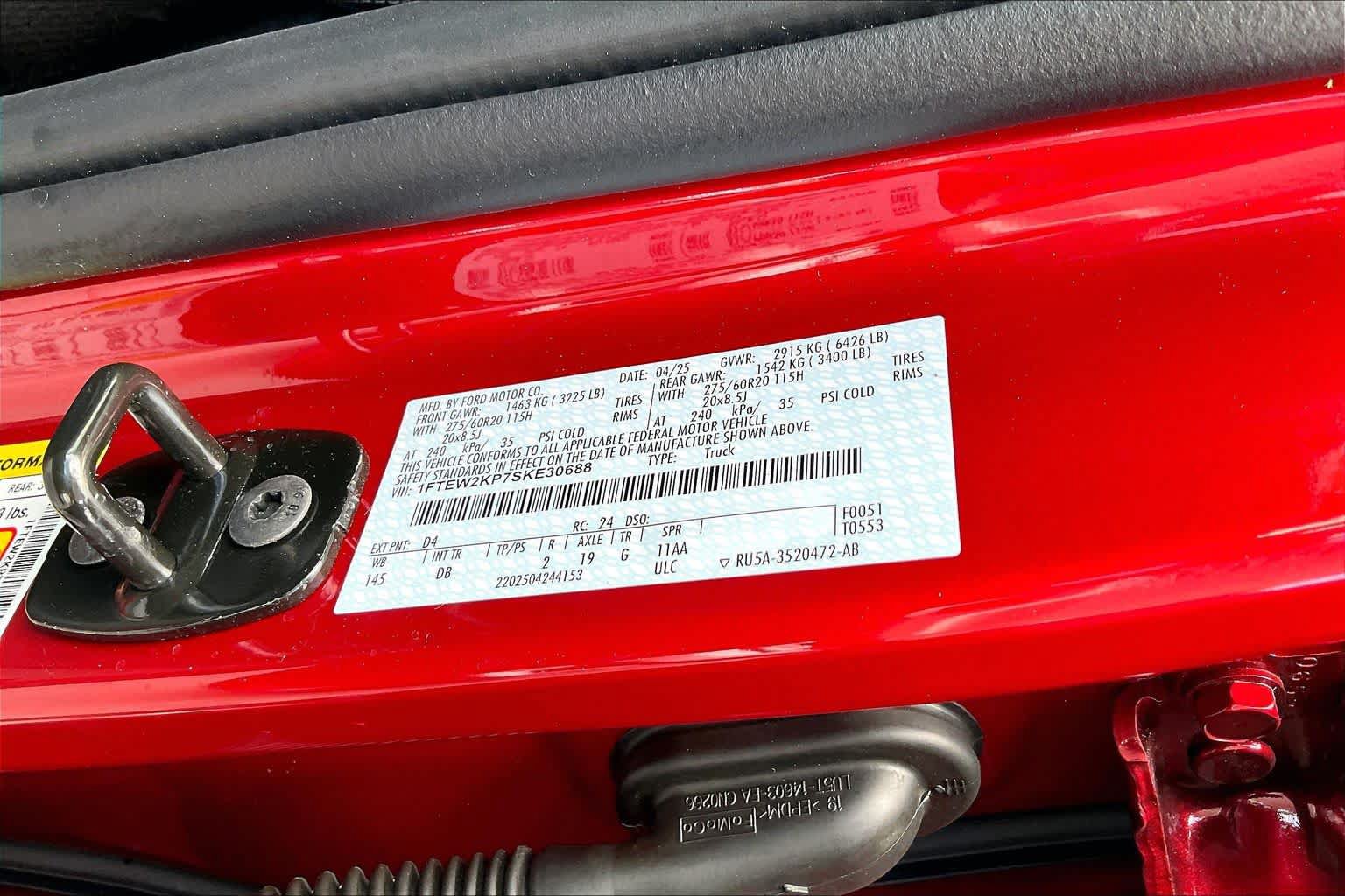 Used 2025 Ford F150 STX w/ STX Black Appearance Package RWD image 30
