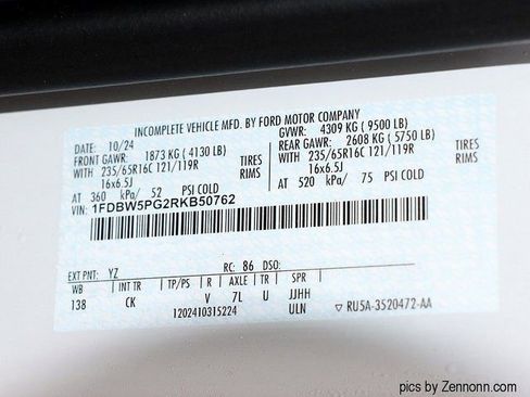 Used 2024 Ford Transit 350 w/ Interior Upgrade Package RWD image 22