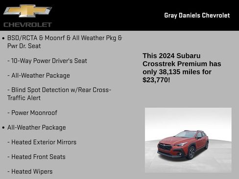 Used 2024 Subaru Crosstrek 2.0i Premium image 6