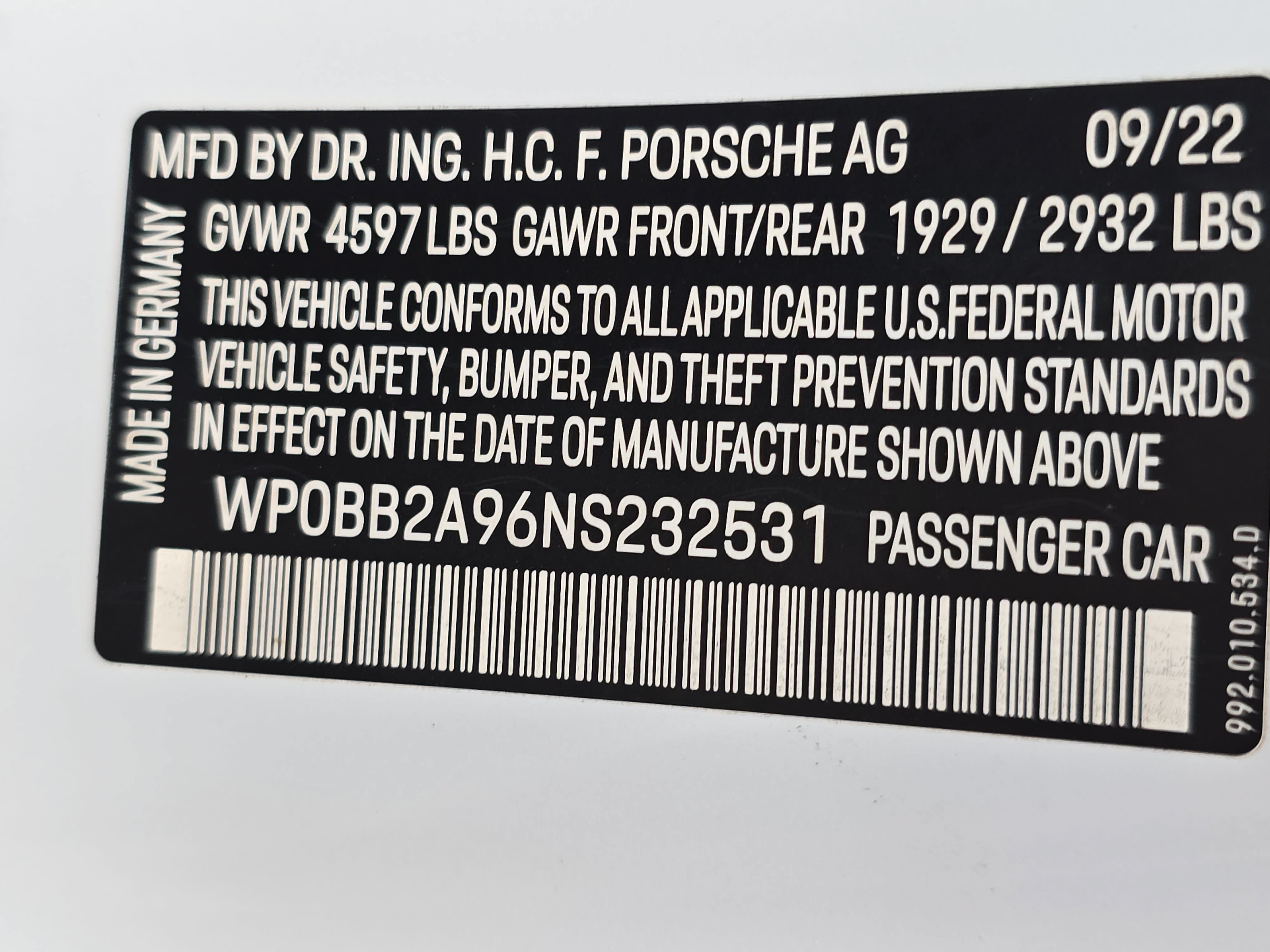 Used 2022 Porsche 911 Targa 4 GTS AWD/4WD image 34