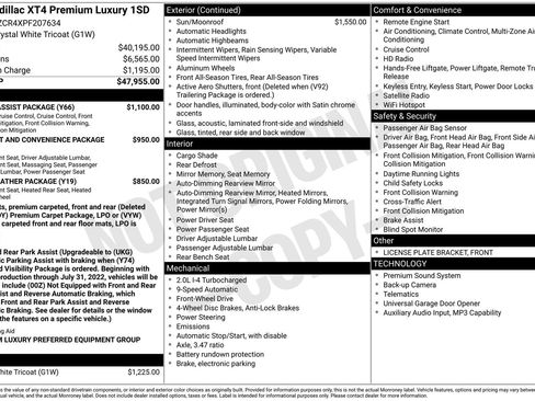 Used 2023 Cadillac XT4 Premium Luxury w/ Driver Assist Package FWD image 14