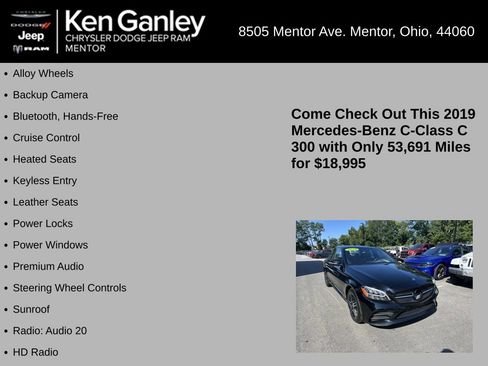 Used 2019 Mercedes-Benz C 300 4MATIC Sedan image 5
