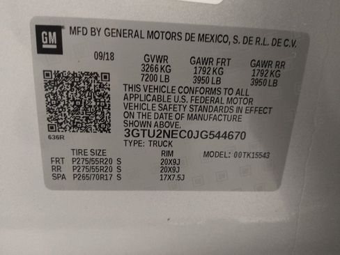 Used 2018 GMC Sierra 1500 SLT w/ SLT Premium Package AWD/4WD image 33