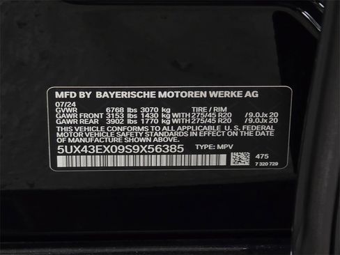 Certified 2025 BMW X6 M60i w/ Dynamic Handling Package image 30