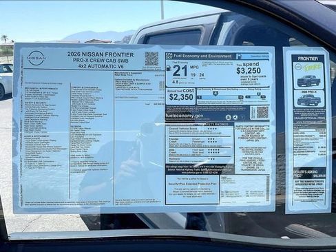 New 2026 Nissan Frontier Pro-X RWD image 17