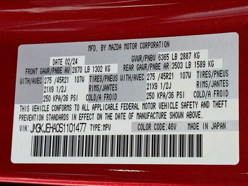 Used 2025 MAZDA CX-70 Plug-In Hybrid w/ Premium Plus AWD/4WD image 37