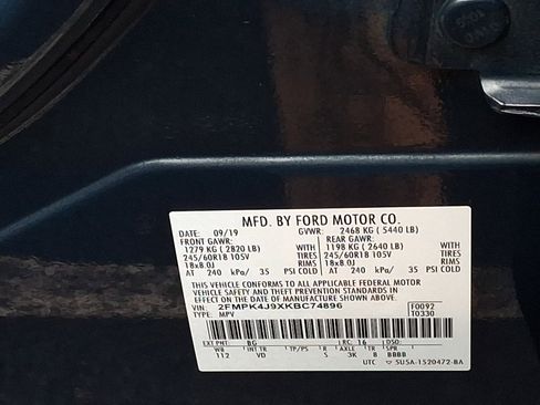 Used 2019 Ford Edge SEL w/ Equipment Group 201A image 28