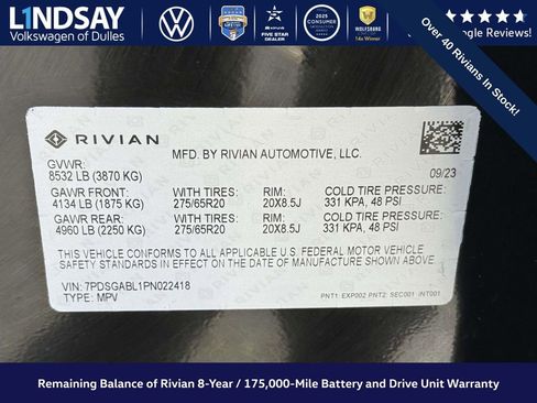 Used 2023 Rivian R1S Launch Edition image 26