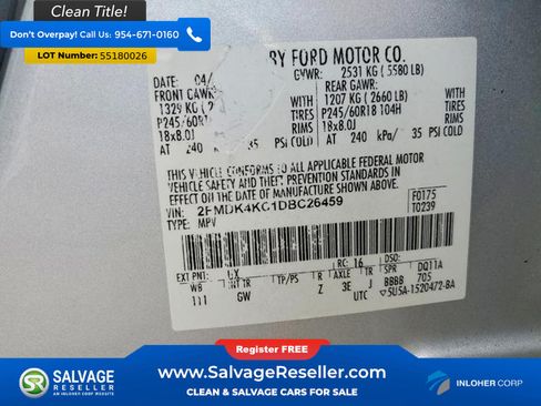 Used 2013 Ford Edge Limited AWD/4WD image 17
