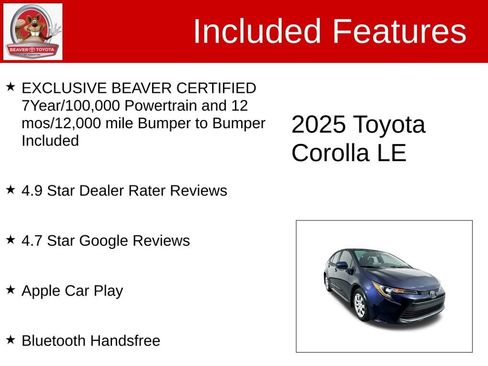 Used 2025 Toyota Corolla LE image 4