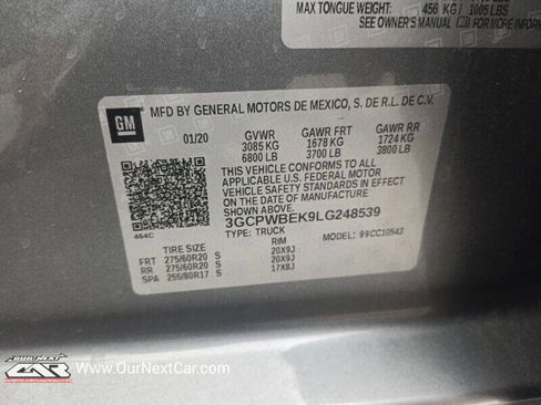 Used 2020 Chevrolet Silverado 1500 Custom w/ Custom Value Package image 10