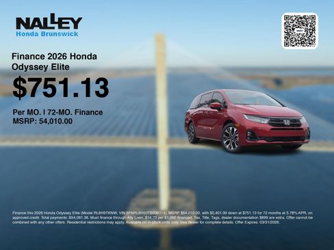 New 2026 Honda Odyssey Elite image 7