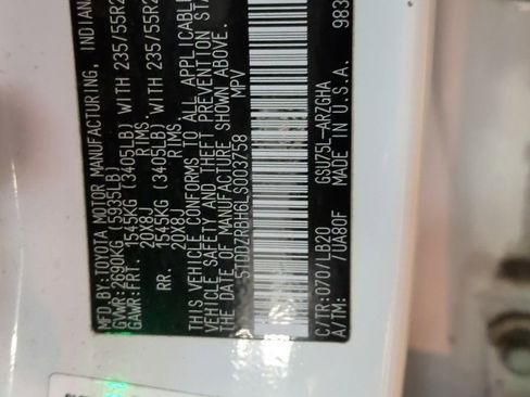 Certified 2020 Toyota Highlander Limited image 9