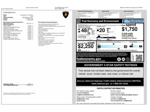 Used 2025 Lamborghini Urus SE AWD/4WD image 30
