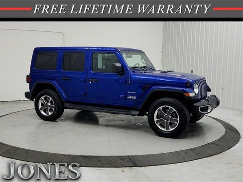 Used 2020 Jeep Wrangler Unlimited Sahara w/ Uconnect 4C Nav & Sound Group image 1