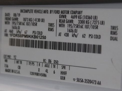 Used 2019 Ford Transit 350 156 DRW w/ Interior Upgrade Package image 47