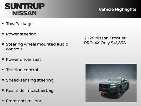 New 2026 Nissan Frontier PRO-4X w/ Tow Package image 8